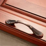 6029-96 Solid Wood Furniture Cabinet Handle Red Bronze Handles - Image 2