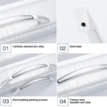 4086-96 Stainless Steel Cabinet Door Drawer Handle - Image 6