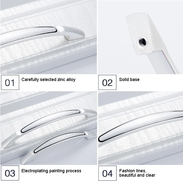 HC3744_4.webp 4086 Stainless Steel Cabinet Door Drawer Handle - Image 5