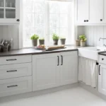 6222-128 Simple Furniture Cabinet Handle Black Bronze Handle - Image 5