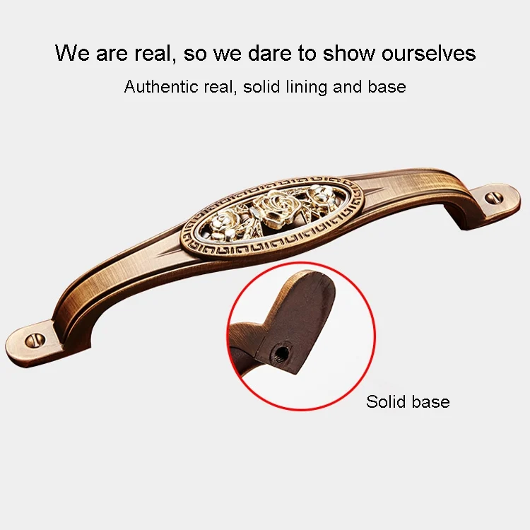 HC375117_3.webp 5008-128 Cabinet Zinc Alloy Retro Handle Coffee Cat Eye Handle (Coffee Crack) - Image 4