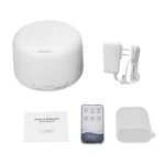 T500 Remote Control Clear White Air Humidifier Automatic Alcohol Sprayer Essential Oil Diffuser Ultrasonic Mist Maker Ultrasonic Aroma Diffuser Atomizer Color LED, Capacity: 500ml, DC 24V, US Plug - Image 6