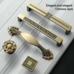 1006-128 Cabinet Wardrobe Door Handle Solid Copper Door Handle - Image 4