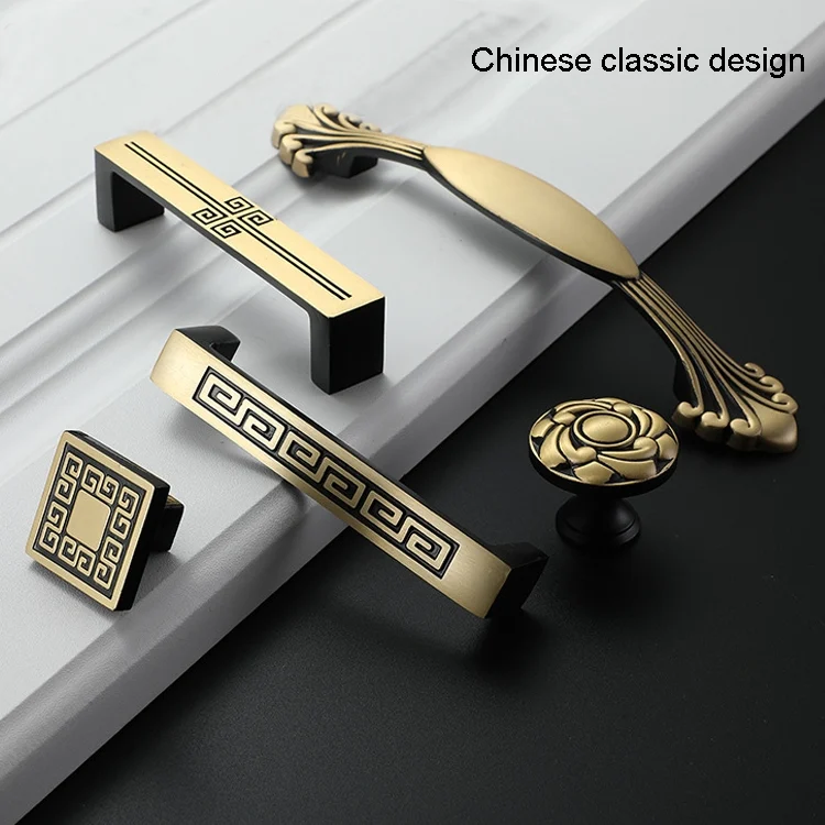 HC37585_4.webp 1006-128 Cabinet Wardrobe Door Handle Solid Copper Door Handle - Image 5