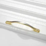 4041-128 Double Gold Zinc Alloy Cabinet Handle Pitch: 128mm - Image 2