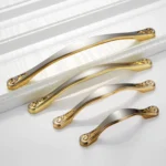 4041-128 Double Gold Zinc Alloy Cabinet Handle Pitch: 128mm - Image 3