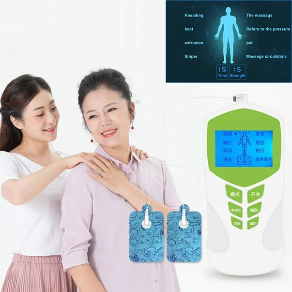 JCS-1015 LED Display Home Multi-function Voice Electronic Massage Instrument Timing Meridian Physiotherapy Instrument