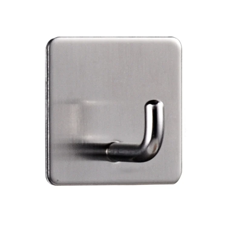 HC37811.webp MYD-1038 304 Stainless Steel Sticky Hook Kitchen Bathroom Multi-functional Hole Free Wall Mount Holder - Image 1