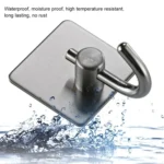 MYD-1038 304 Stainless Steel Sticky Hook Kitchen Bathroom Multi-functional Hole Free Wall Mount Holder - Image 3