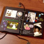 DIY Creativity Loose-leaf Type Retro Imitation Leather Lashing Children Growth Memorial Photo Album - Image 3