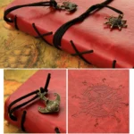 DIY Creativity Loose-leaf Type Retro Imitation Leather Lashing Children Growth Memorial Photo Album - Image 5