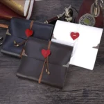 DIY Creativity Loose-leaf Imitation Leather Retro Love Heart Lock Pattern Commemorative Photo Album, Size: L - Image 2