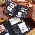 DIY Creativity Loose-leaf Imitation Leather Retro Love Heart Lock Pattern Commemorative Photo Album, Size: L - Image 6