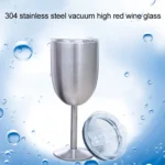New Fashion Stainless Steel Vacuum Cup Red Wine Cocktail Goblet Creative Gift - Image 4