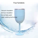New Fashion Stainless Steel Vacuum Cup Red Wine Cocktail Goblet Creative Gift - Image 5