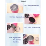 New Fashion Stainless Steel Vacuum Cup Red Wine Cocktail Goblet Creative Gift - Image 7