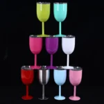 New Fashion Stainless Steel Vacuum Cup Red Wine Cocktail Goblet Creative Gift - Image 2