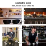 9 in 1 Stainless Steel Cocktail Shaker Tools Set with Wooden Mount, Capacity: 750ml - Image 7