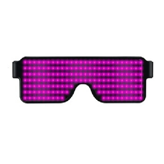 HC3959F.webp Night Club Bar Disco LED Light Emitting Glasses Festival Party USB Charging Shutter Dynamic Flash Glasses - Image 1