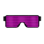 Night Club Bar Disco LED Light Emitting Glasses Festival Party USB Charging Shutter Dynamic Flash Glasses - Image 2