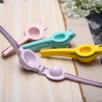 Aluminum Alloy Manual Dual Layers Lemon Juicer, Random Color Delivery - Image 6