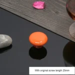 32mm Modern Literary Color Glazed Ceramic Cabinet Drawer Handle - Image 5