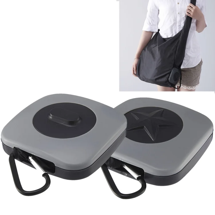 HC4058H.webp Creative Rotating Foldable Shopping Storage Bag Portable Large Capacity Eco-friendly Nylon Storage Bag, Random Pattern Delivery - Image 1