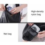 Creative Rotating Foldable Shopping Storage Bag Portable Large Capacity Eco-friendly Nylon Storage Bag, Random Pattern Delivery - Image 4