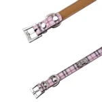PU Leather with Bone Designs Pet Dog Collar Pet Products, Size: L, 2.5 * 51cm - Image 5