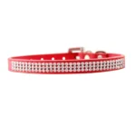PU Diamond Studded Pet Collar Dog Collar Pet Products, Size: M, 2 * 42cm - Image 4