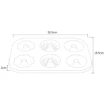 3 Flowers Type Donuts Cookie Mold Gold 6 Cups Cake Mold Baking Mold Cake Tools Bakeware Kitchen Accessories - Image 5