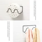5 PCS K204 Creative DIY Household Wall-mounted Double Layer Shoe Storage Rack - Image 5