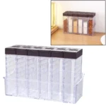 6pcs / Set Kitchen Two-way Open Seasoning Jar Condiment Bottle