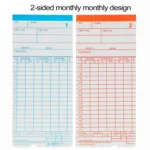 90 PCS Paper Time Card - Image 4