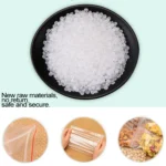 100pcs/pack PE Self Sealing Clear Zip Lock Packaging Bag, 12cm x 18cm, Custom Printing and Size are welcome - Image 4