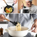 kn020 11 in 1 Wooden Handle Silicone Non-stick Spatula Spoon Kitchen Tool + Bucket Set - Image 8