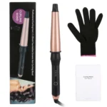 1-1.5 inch Conical Ceramic Hair Curler with Heat-resistant Gloves , UK Plug - Image 7