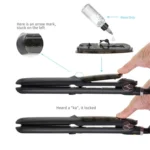 Steam Spray Electric Splint Hair Straightener with Plastic Bottle , AU Plug - Image 5