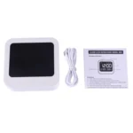 Desk Table Digital Backlight LED Alarm Clock with Time & Date & Temperature & Humidity Display - Image 6