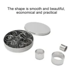 24 PCS / Set Stainless Steel DIY Cookie Biscuits Molds Geometry Baking Tools (Octagon) - Image 4