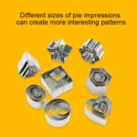 24 PCS / Set Stainless Steel DIY Cookie Biscuits Molds Geometry Baking Tools (Octagon) - Image 5