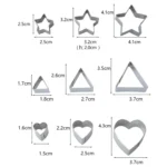24 PCS / Set Stainless Steel DIY Cookie Biscuits Molds Geometry Baking Tools (Octagon) - Image 6