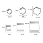 24 PCS / Set Stainless Steel DIY Cookie Biscuits Molds Geometry Baking Tools (Octagon) - Image 7