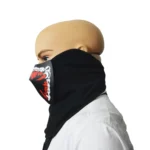 FG-FULL-01 Halloween Mask Voice Control LED Cold Light Terror Cosplay Mask - Image 3