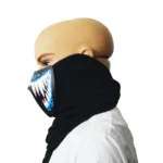 FG-MA-02 Halloween Mask Voice Control LED Cold Light Terror Cosplay Mask - Image 3