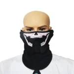 FG-MA-018 Halloween Mask Voice Control LED Cold Light Terror Cosplay Mask - Image 2