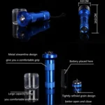 Aluminum Alloy Electric Tobacco Grinder, Random Color Delivery - Image 5