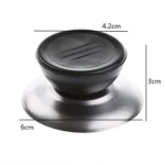 12 PCS Kitchen Universal Replaceable Pot Cover Handle Circular Plastic Knob - Image 3