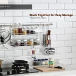 kn650 10 in 1 Black Stainless Steel Measuring Spoon Cake Mold Baking Tool Set - Image 5