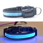 Medium and Large Dog Pet Solar + USB Charging LED Light Collar, Neck Circumference Size: S, 35-40cm - Image 3